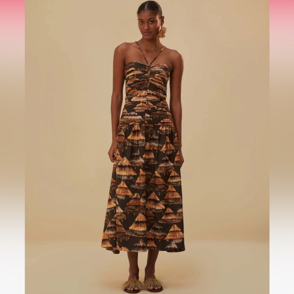 FARM RIO Shuhu Yawanawa Maloca Maxi Dress